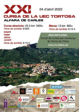 CAP DE SETMANA DE CULTURA I ESPORT A ALFARA DE CARLES EL 23 I 24 D' ABRIL